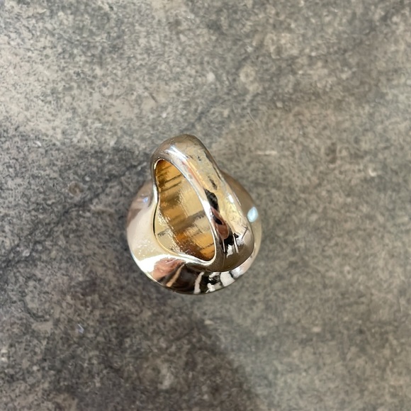 Gold and Black statement Cocktail Ring - Picture 7 of 10